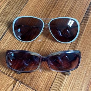 Set of summer sunglasses